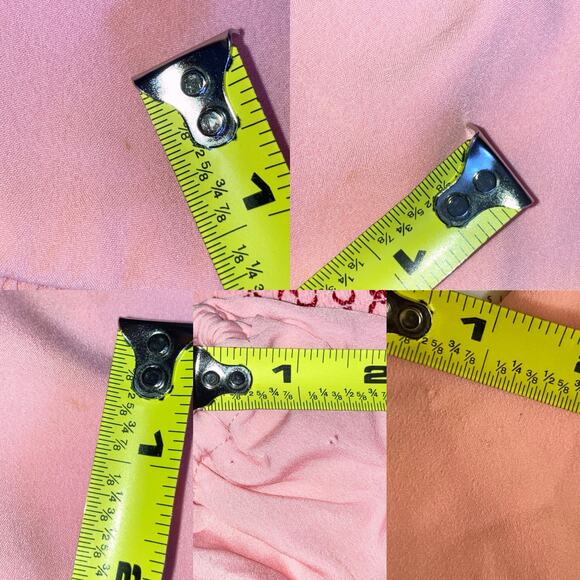 Lovers + Friends Archie Mini Dress Pink Lemonade Smocked Skirt Ruffles Side Zip - Picture 11 of 16